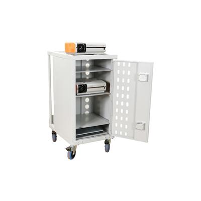 Secure Mobile AV Trolley - White